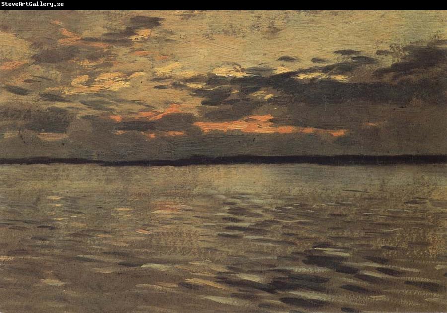 Levitan, Isaak Lake evening